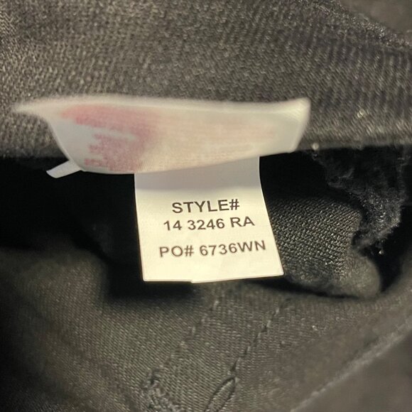 NO BOUNDARIES - Black Denim High-Waisted Girls Shorts - Size 5 - Picture 9 of 11